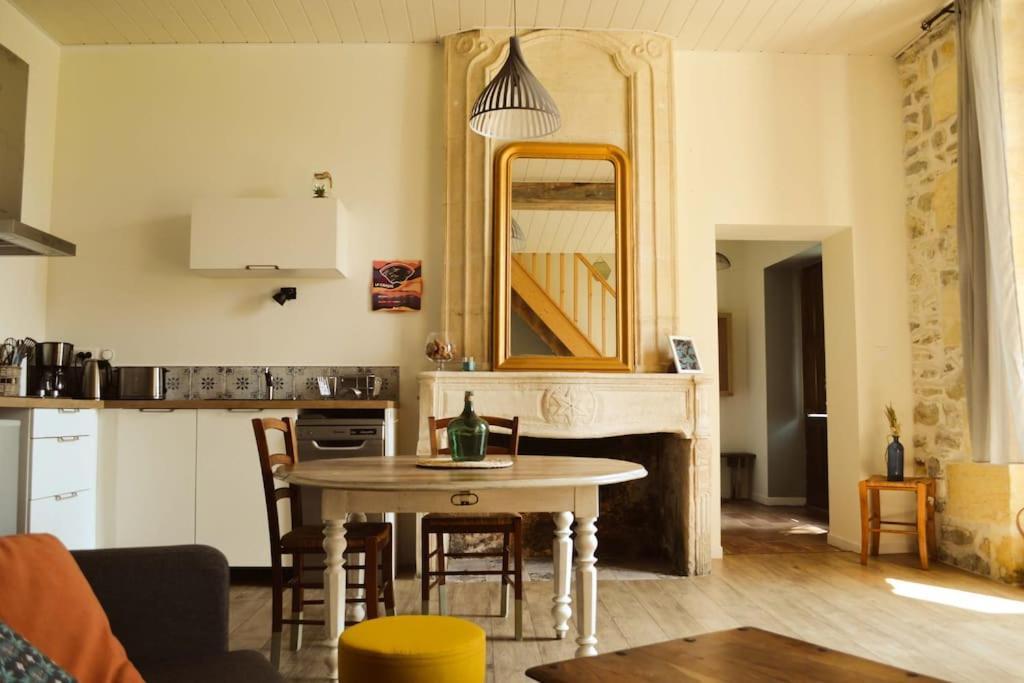 Ferienwohnung Gite A La Ferme Chaleureux Civrac-de-Blaye Exterior foto