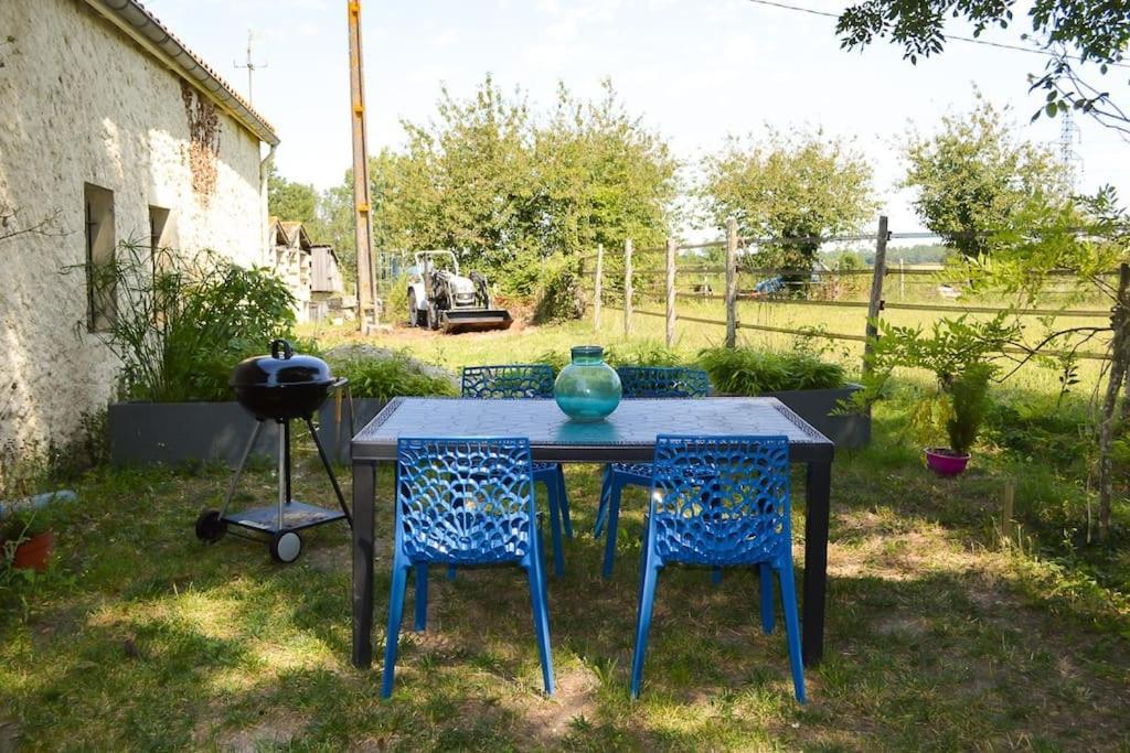 Ferienwohnung Gite A La Ferme Chaleureux Civrac-de-Blaye Exterior foto