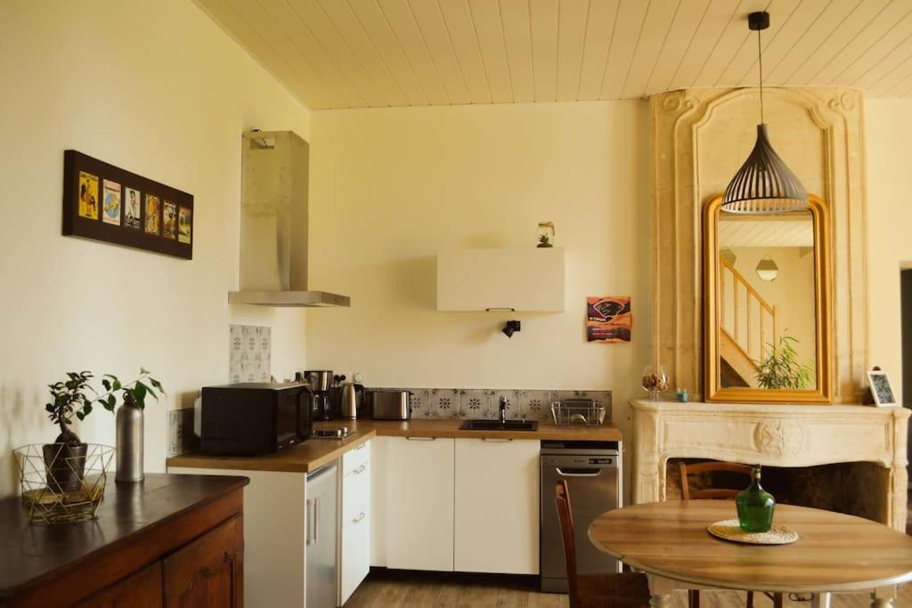 Ferienwohnung Gite A La Ferme Chaleureux Civrac-de-Blaye Exterior foto